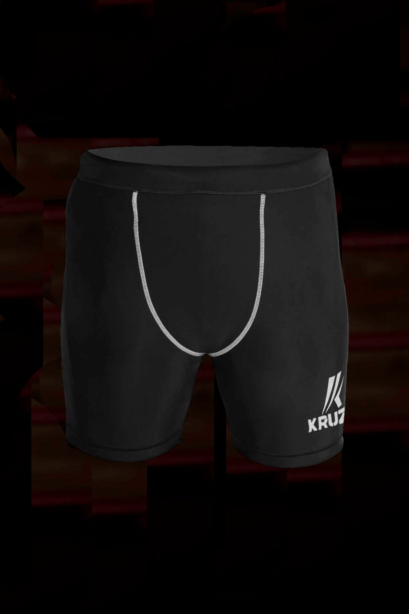 Black Men Compression Shorts