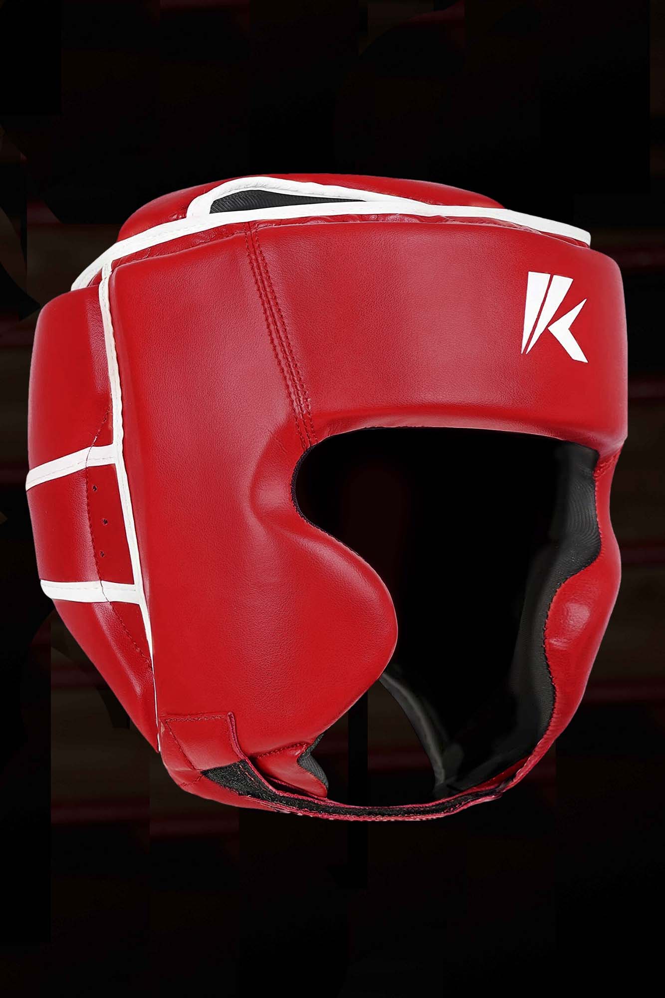 Red Unisex MMA Boxing Head Guard for Head Protection