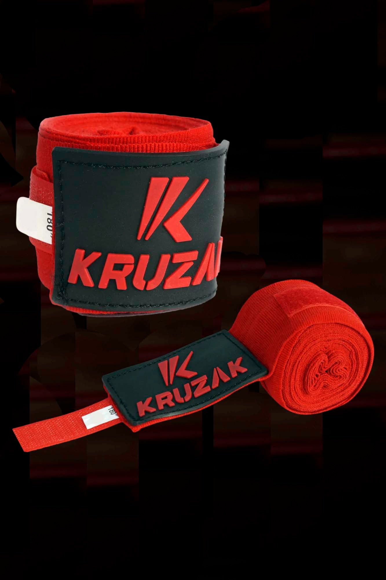 Boxing 180'' Red Hand Wraps for Punching and Knuckles Protection – Kruzak
