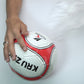 Kruzak Premier Striker Size 3 Red Machine Stitched Soccer Balls for Training, Recreation, Practice - for Boys and Girls