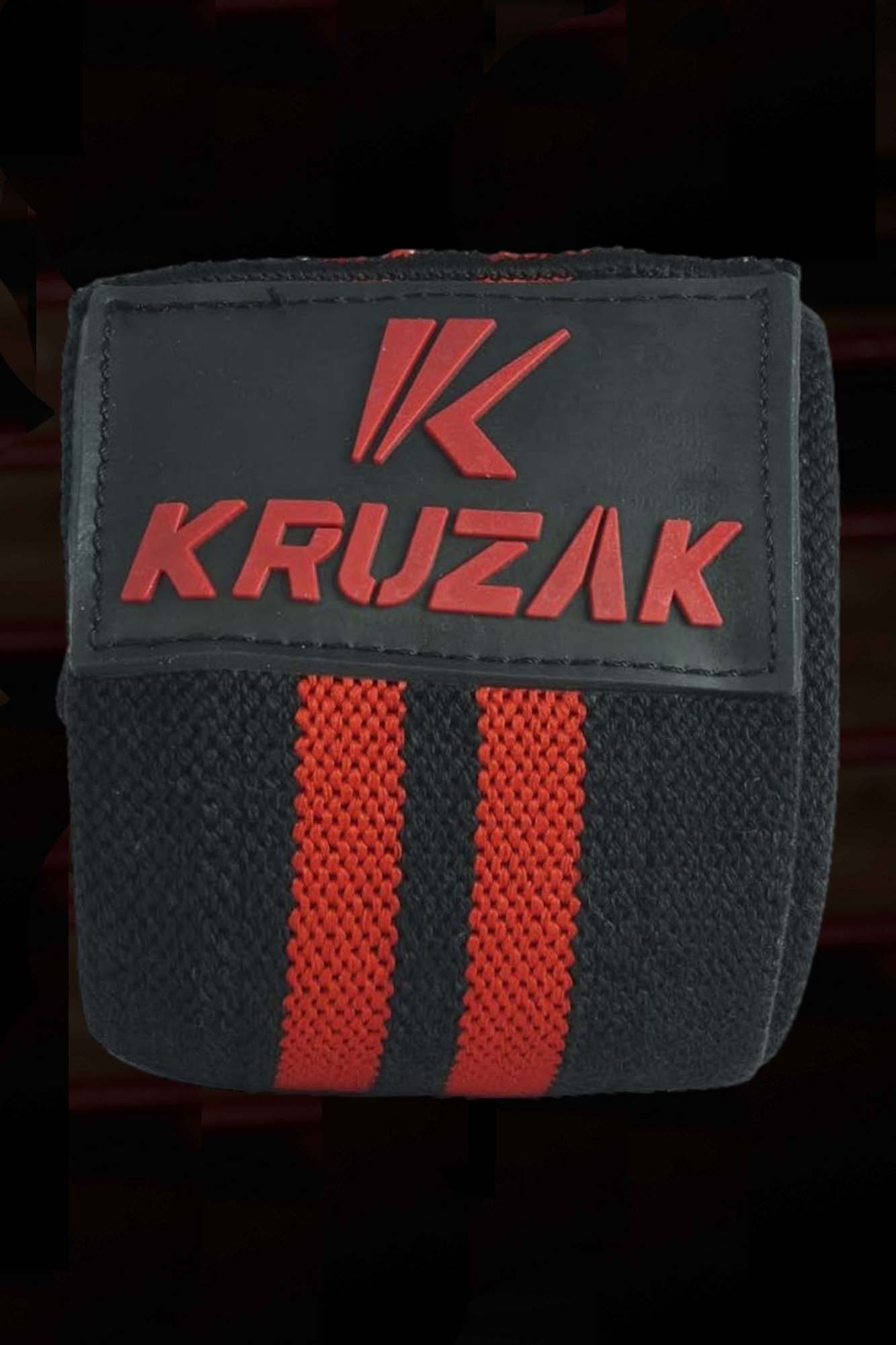 Red 78'' Knee Wraps for Weight Lifting