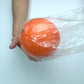 Kruzak Size 1 Machine Stitched Neon Orange Mini Soccer Ball Toy for Toddlers and Kids Play