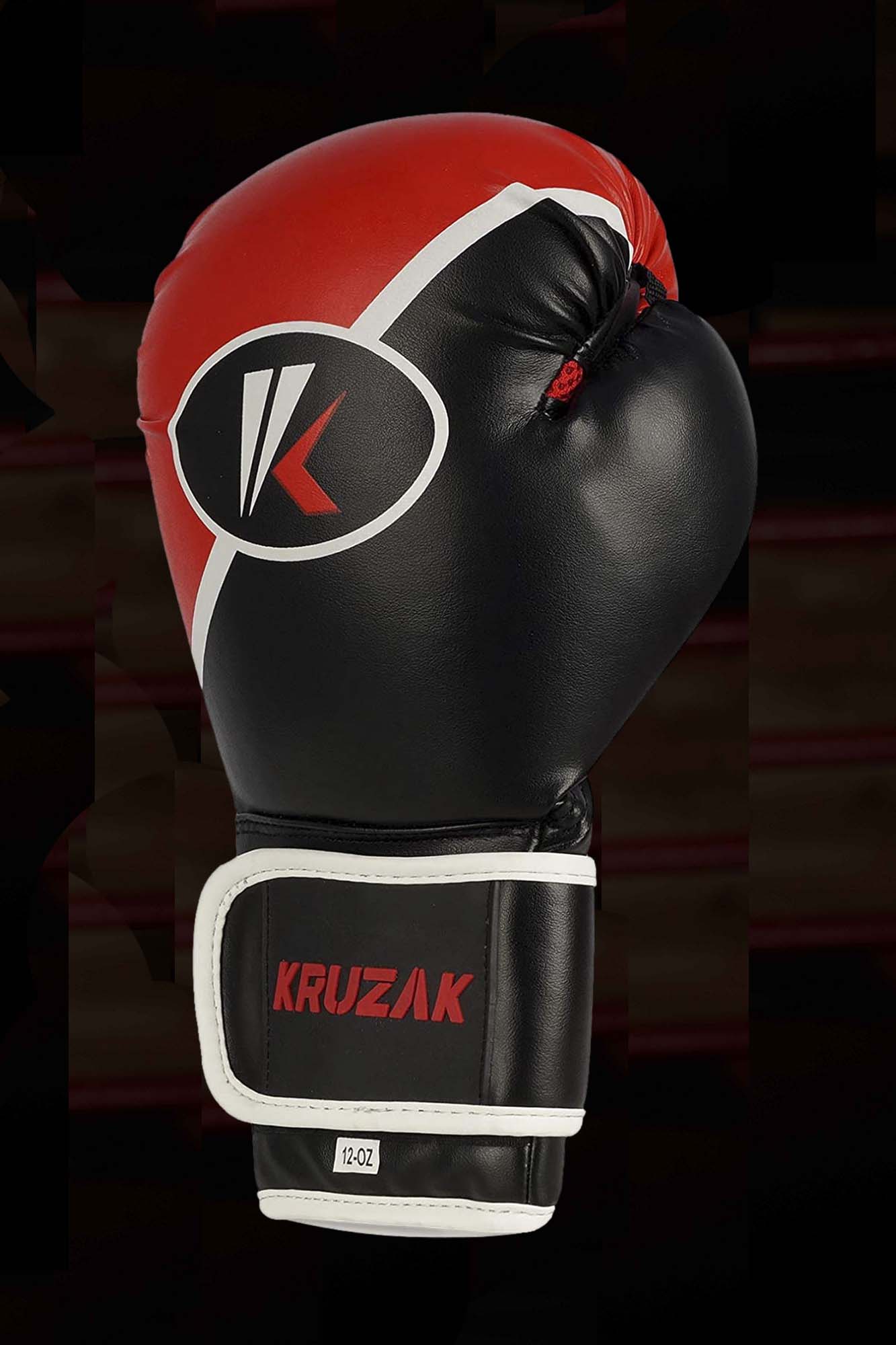 Premium Black-Red Training Gloves & Focus Mitts Set for Boxing, Muay Thai, Kick Boxing & MMA Fighting