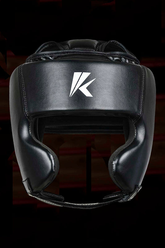 Black Unisex MMA Boxing Head Guard for Head Protection