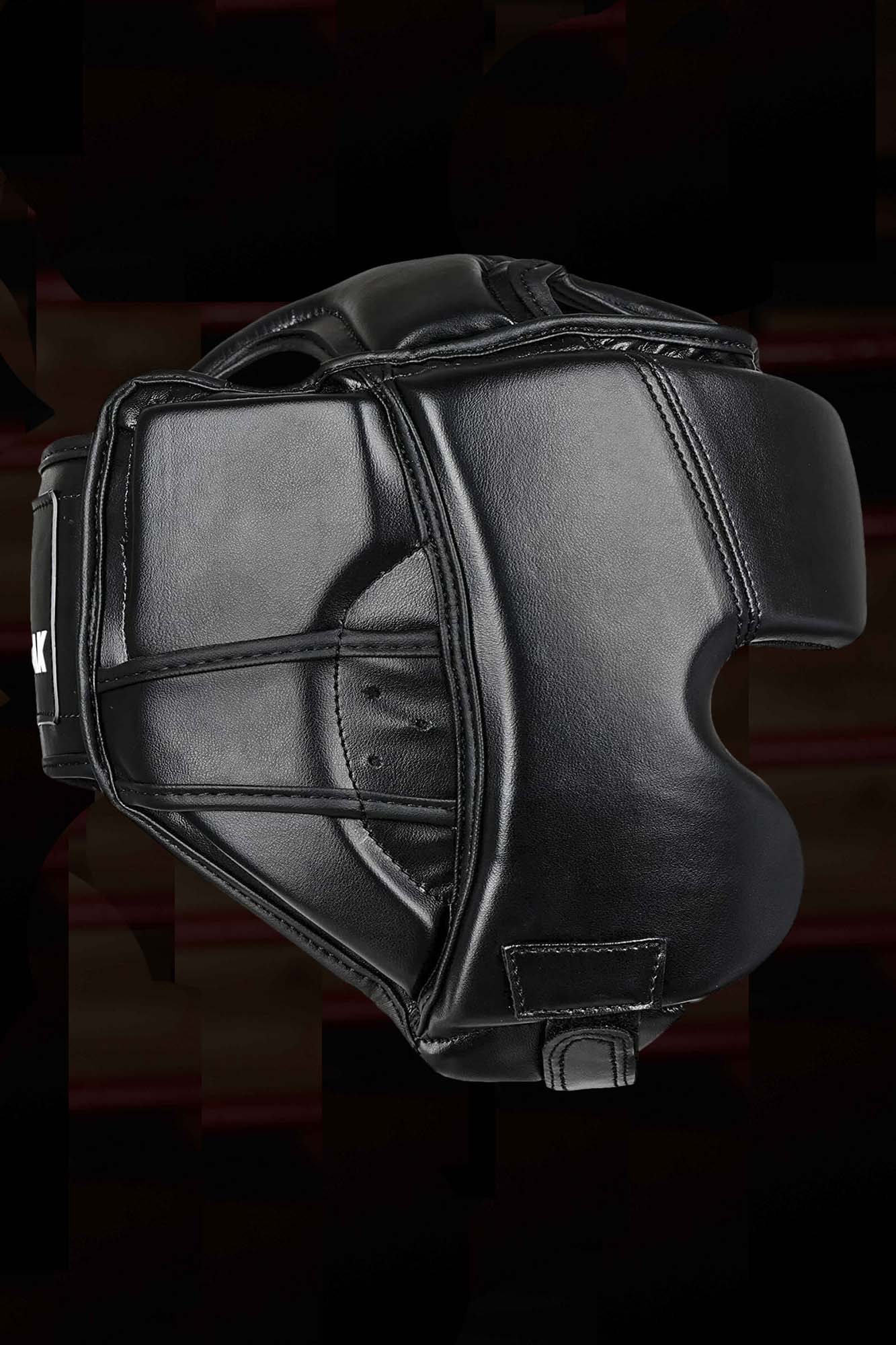 Black Unisex MMA Boxing Head Guard for Head Protection