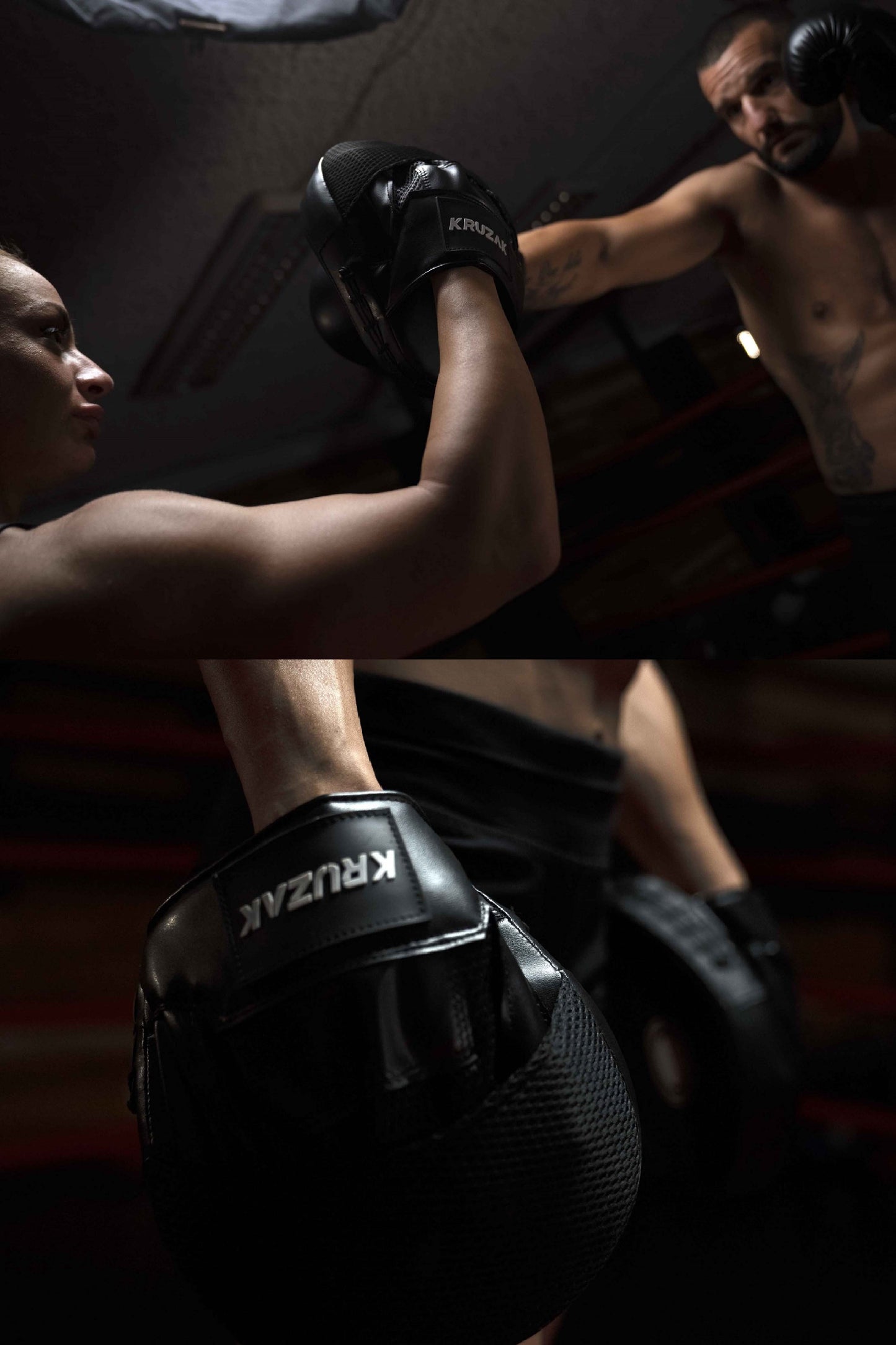 Black Punching Mitts and Focus Pads for Boxing, Muay Thai, Kick Boxing & MMA Fighting