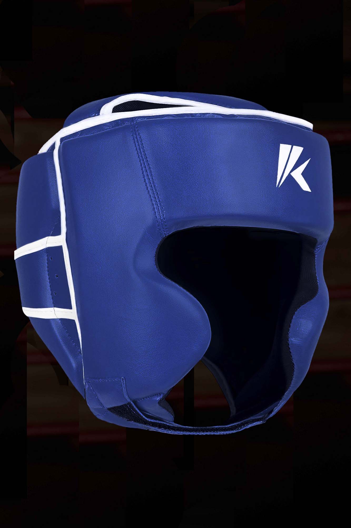 Blue Unisex MMA Boxing Head Guard for Head Protection