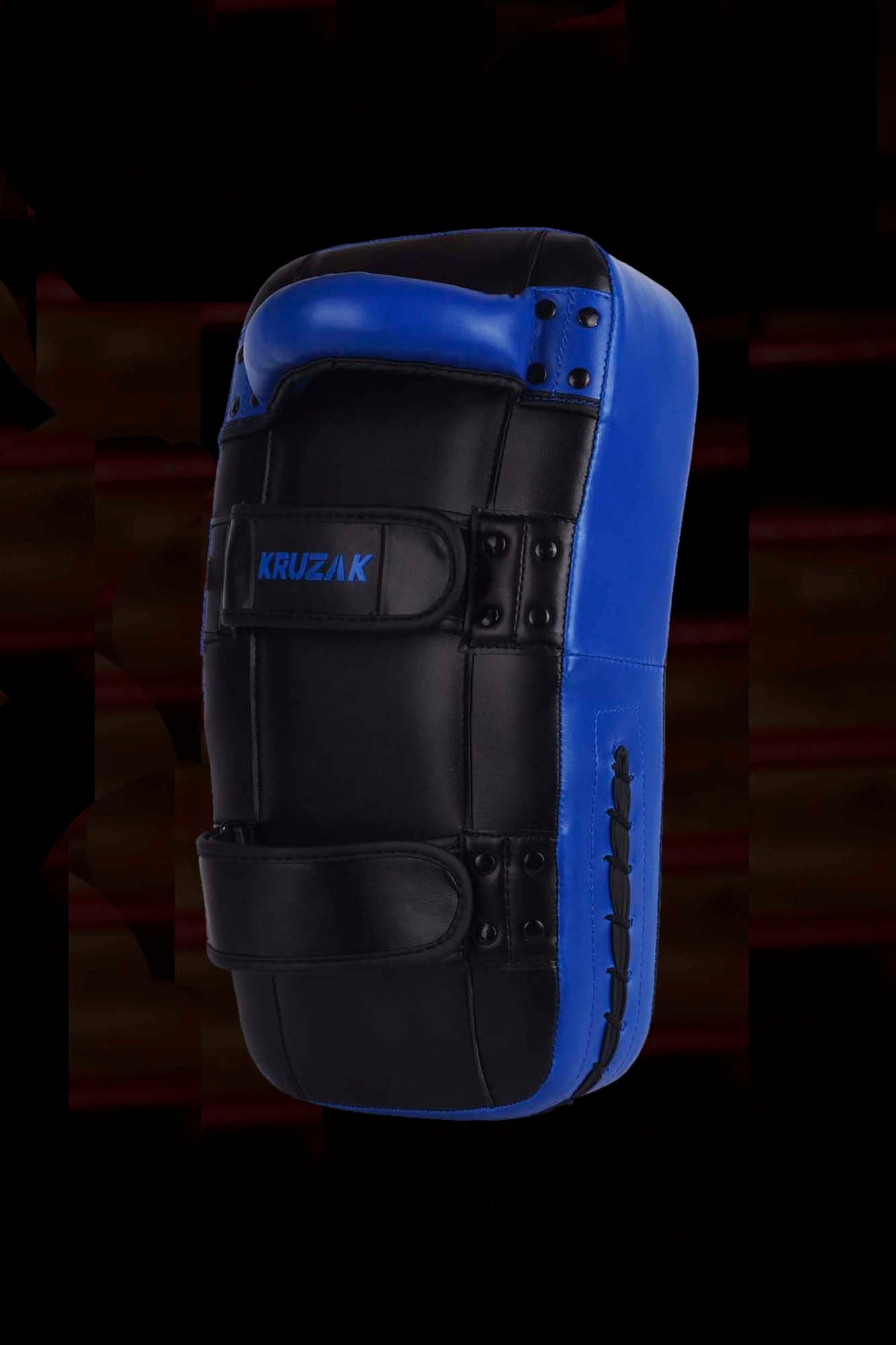 Blue-Black Unisex Muay Thai Kick Pad Strike Shield for Martial Arts and Combat Sports