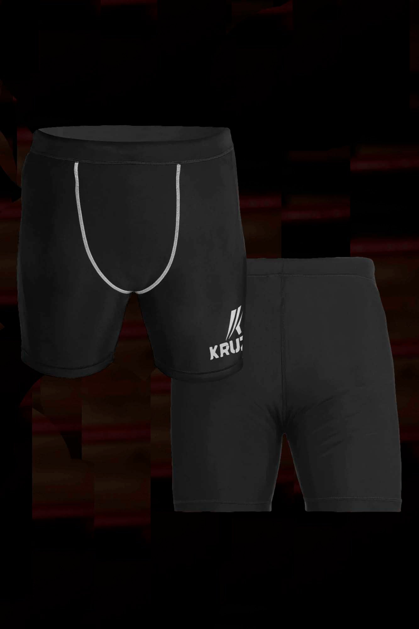 Black Men Compression Shorts