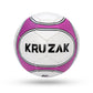 Kruzak Premier Striker Size 3 Purple Machine Stitched Soccer Balls for Training, Recreation, Practice - for Boys and Girls