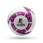 Kruzak Classic Official Size 5 Purple Soccer Ball - Hand Stitched Match Ball for Professional Training - for Men, Women, Youth Boys & Girls Soccer Players
