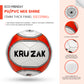 Kruzak Premier Striker Size 3 Red Machine Stitched Soccer Balls for Training, Recreation, Practice - for Boys and Girls