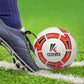 Kruzak Classic Official Size 5 Red Soccer Ball - Hand Stitched Match Ball for Professional Training - for Men, Women, Youth Boys & Girls Soccer Players