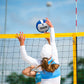 Kruzak Pro Volley Model Hand Stitched BLUE Volley Ball Toy - Indoor Outdoor Beach Ball for Kids Youth Adults, Beginners