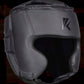 Matte-Black MMA Kick Boxing Unisex Head Guard