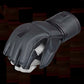 Matte-Black Kruzak Unisex MMA Gloves Hand Wraps with Open Palms