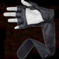 Matte-Black Kruzak Unisex MMA Gloves Hand Wraps with Open Palms