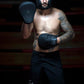 Premium Matte-Black Training Gloves & Focus Mitts Set for Boxing, Muay Thai, Kick Boxing & MMA Fighting