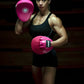 Woman wearing Kruzak Unisex Pink Focus Pads