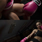 Product demonstration of Kruzak Unisex Pink Boxing Gloves and Focus Pads