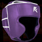Purple Unisex MMA Boxing Head Guard for Head Protection