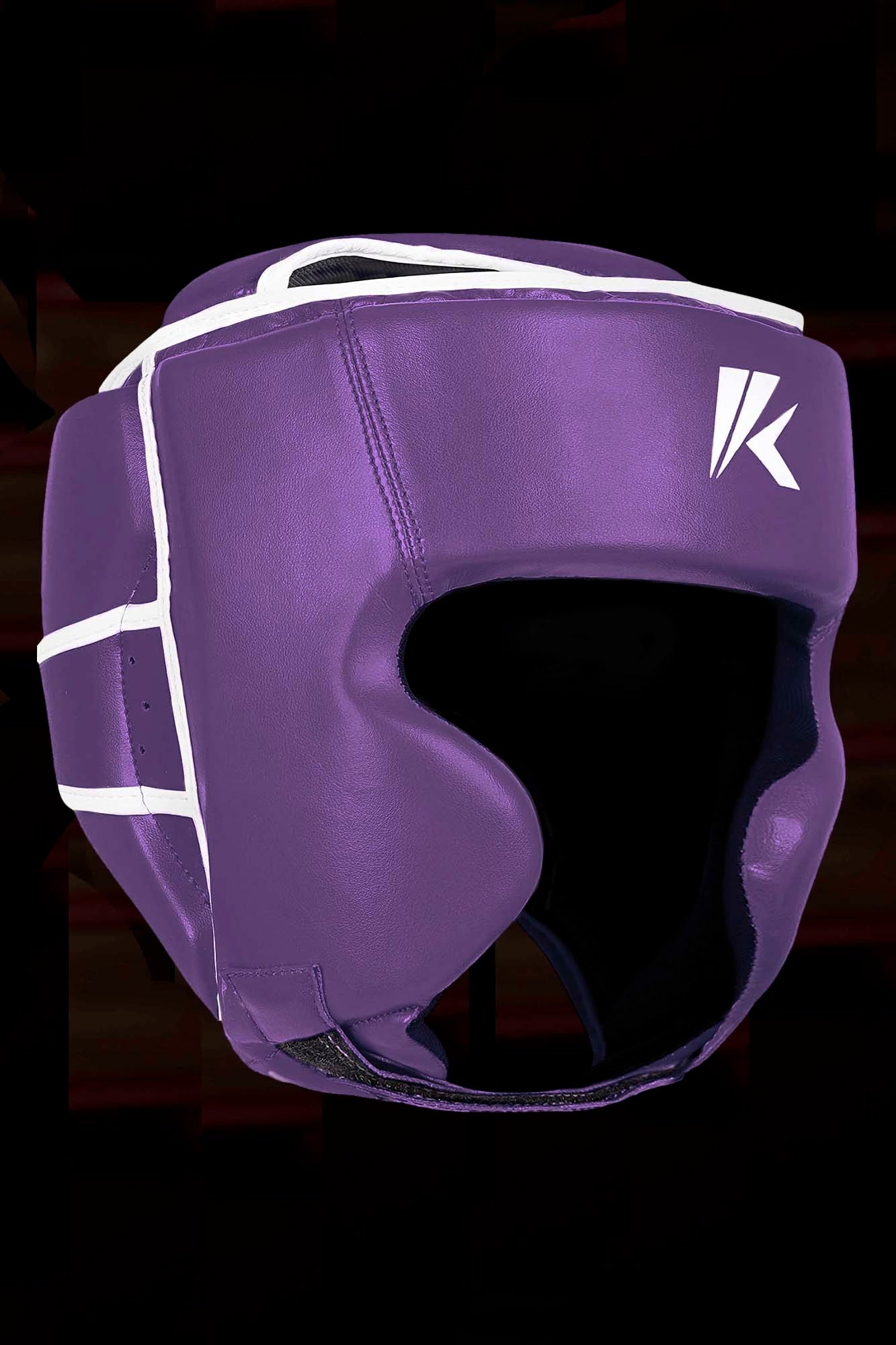 Purple Unisex MMA Boxing Head Guard for Head Protection