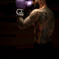 Man wearing  Kruzak Unisex Purple Boxing Gloves