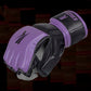 Purple MMA Half-Finger Boxing Gloves with Open Palms for Grappling