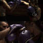 Product demonstration of Kruzak Unisex Purple boxing gloves