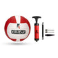 Kruzak Pro Volley Model Hand Stitched RED Volley Ball Toy - Indoor Outdoor Beach Ball for Kids Youth Adults, Beginners