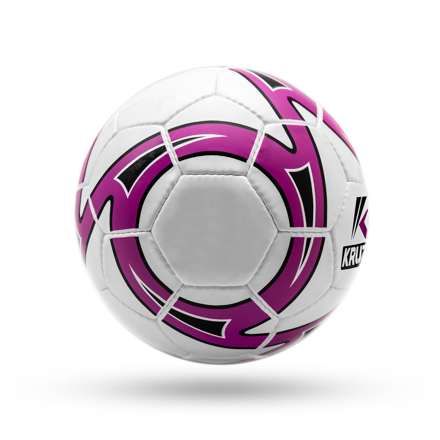 Kruzak Classic Official Size 5 Purple Soccer Ball - Hand Stitched Match Ball for Professional Training - for Men, Women, Youth Boys & Girls Soccer Players