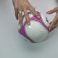 Kruzak Premier Striker Size 3 Purple Machine Stitched Soccer Balls for Training, Recreation, Practice - for Boys and Girls