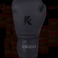 Matte-Black Boxing Gloves and Head Guard Set